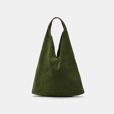Bolso Hobo De Piel, Verde Bolso Hobo De Piel, Verde
